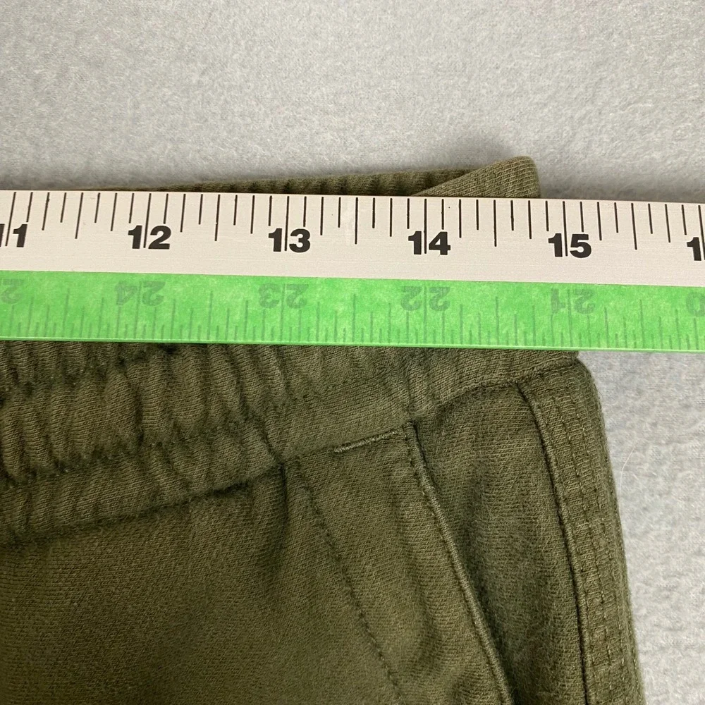 Athleta Farallon Jogger Cotton Joggers Pants Womens Medium Olive Green